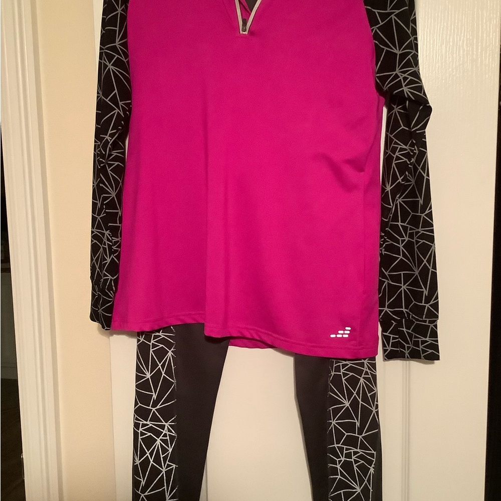 BCG top and leggings. NWOT. Top medium, leggings small.
